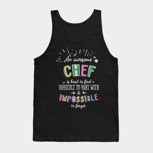 An awesome Chef Gift Idea - Impossible to Forget Quote Tank Top